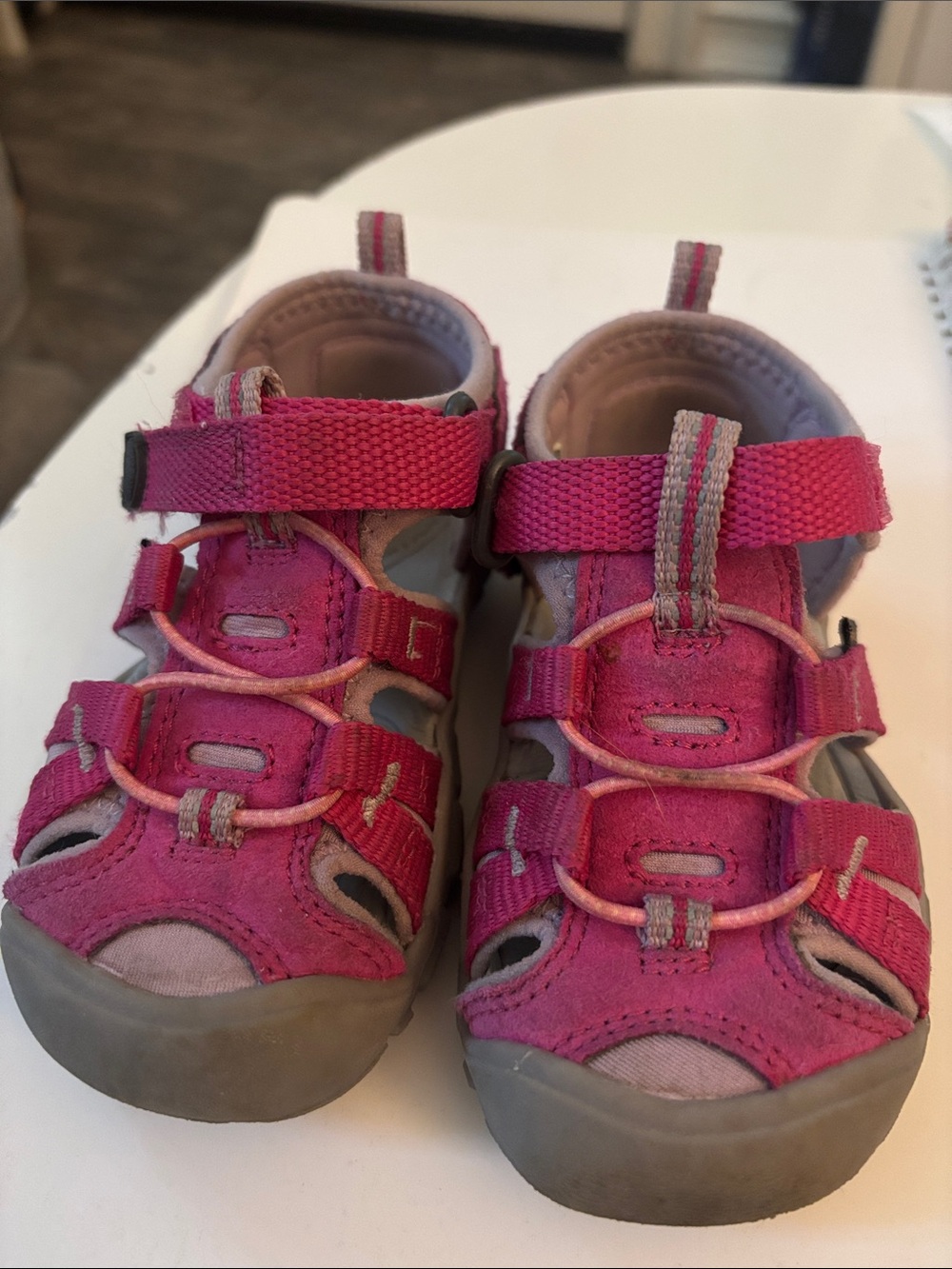 Keen Kids Pink Closed-Toe Outdoor Sandals